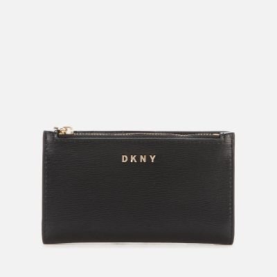 DKNY Women's Bryant Park Sutton Wallet – Black-Gold
