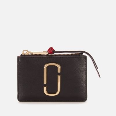 Marc Jacobs Women's Top Zip Multi Wallet – Black Chianti