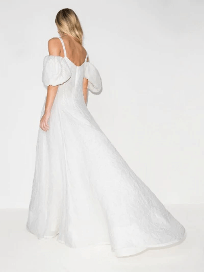 Ra Ra Off-The-Shoulder Gown