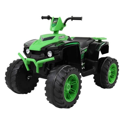12V Kids Children Double Drive Ride On Car Electric Car ATV Quad Toy Terrain Vehicle (Green)