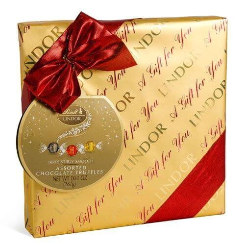 Assorted Holiday LINDOR Gift Wrapped Box (22-pc, 10.1 oz)