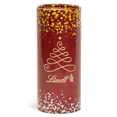 Assorted LINDOR Truffles Holiday Gift Tube (18-pc, 7.6 oz)
