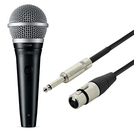 Handheld wired microphone Shure PGA48-QTR