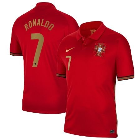 Portugal Home Stadium Shirt 2020-21 with Ronaldo 7 printing