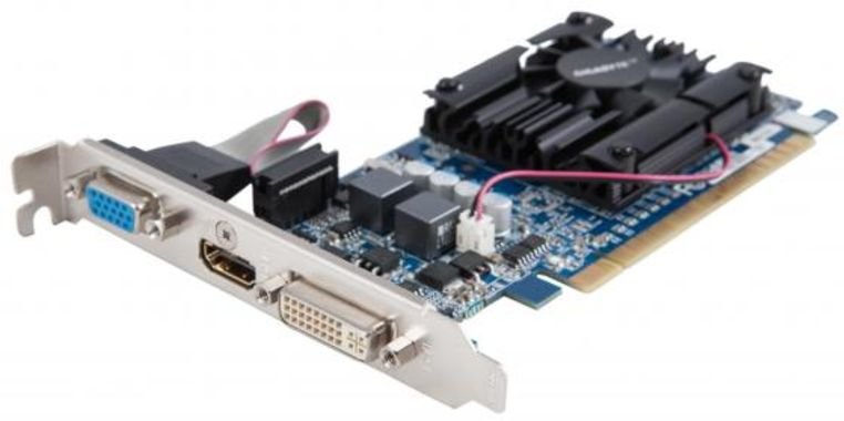 Видеокарта 1024Mb Gigabyte GeForce 210 PCI-E GV-N210D3-1GI Retail