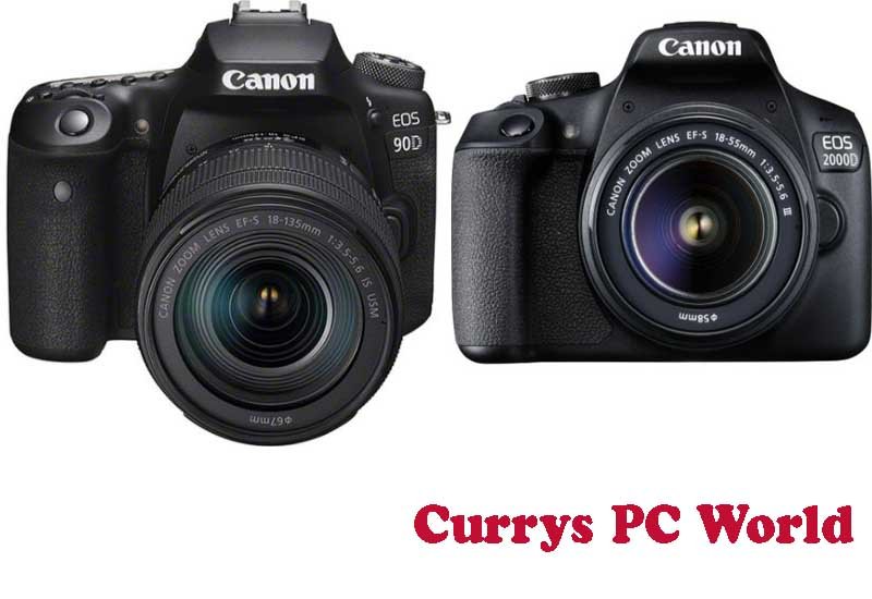11 Best Selling Canon DSLR from Currys PC World