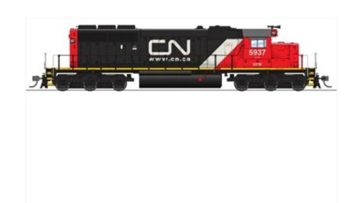 Broadway Limited 5366 HO Canadian National EMD SD40-2 Diesel Loco Paragon3