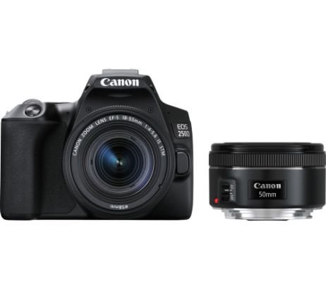CANON EOS 250D DSLR Camera with EF-S 18-55 mm II