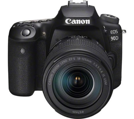 CANON EOS 90D DSLR Camera with EF-S 18-135 mm II