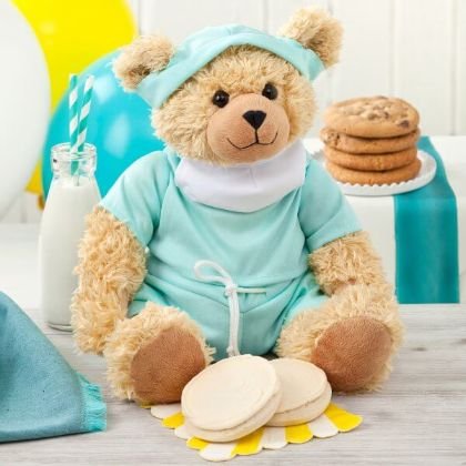 Feel Better Bear with Cookies