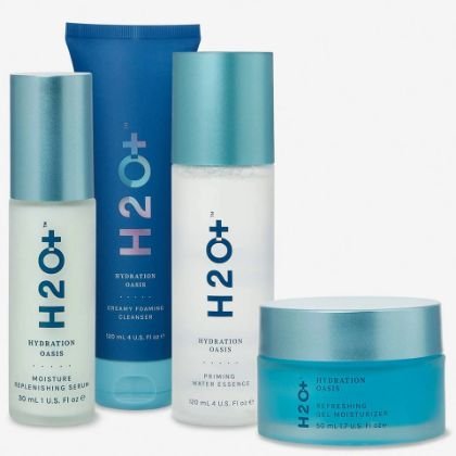 HYDRATION OASIS - COMPLETE 4-STEP - Includes Cleanser + Essence + Serum + Moisturizer.