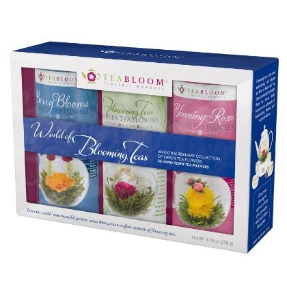 World of Blooming Teas Assortment Collection - Gift Set of 36 Blooming Teas