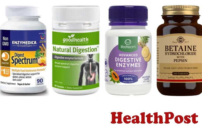 12 Best Selling Digestive Enzymes from HealthPost