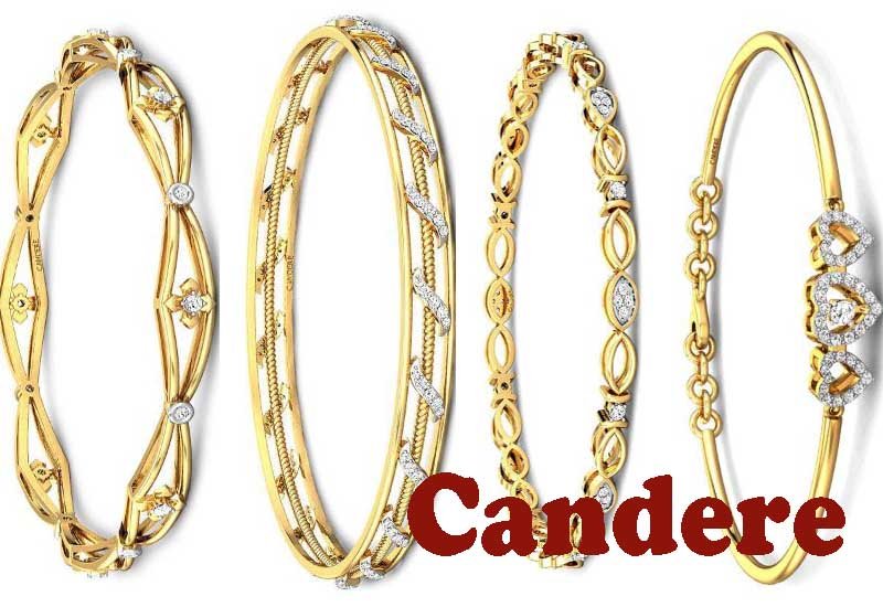 7 Best Selling Gold and Diamonds Bangles from Candere