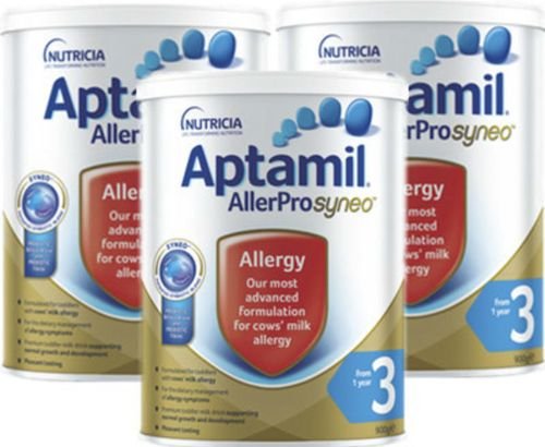 Aptamil Deeply Hydrolyzed Anti-allergic Eczema Milk Powder 3 Stage 2019 Edition 900g 3 Cans