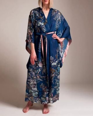 Carine Gilson - Colorful Garden of Lace Kimono