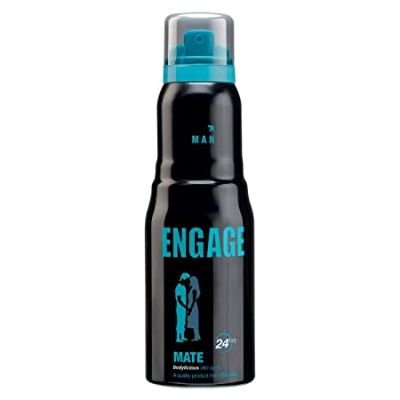 Engage Mate Deodorant For Men, Citrus and Fresh, Skin Friendly, 150 ml