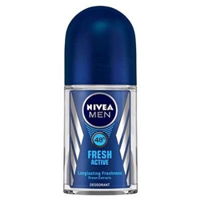 NIVEA Men Deodorant Roll-On, Fresh Active Original, 50ml