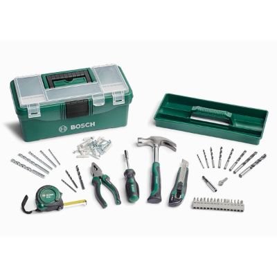 Bosch 73 Piece Home Tool Kit - Green