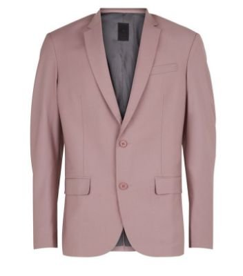 Pink Skinny Suit Jacket