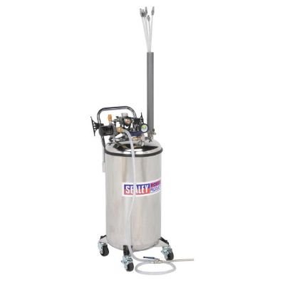 Sealey Fuel Tank Drainer 90ltr Stainless Steel - TP201