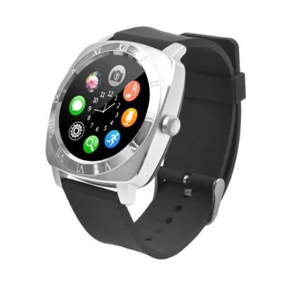 X5 1.33 inch Full IPS Capacitive Round Touch Screen Bluetooth 3.0 Silicone Strap Smart Watch Phone