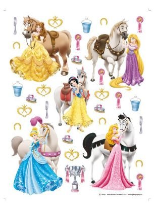 31 Giant Horses and Disney Princess Stickers