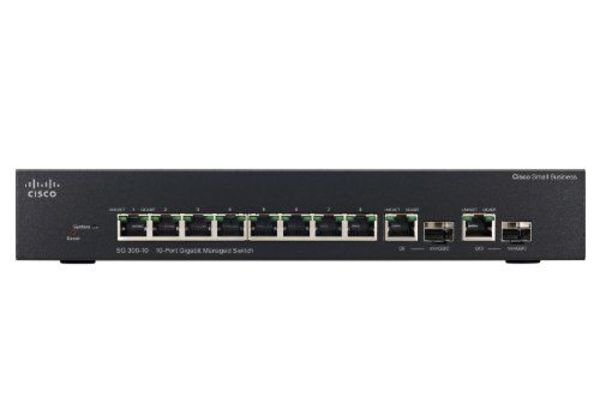 Cisco SG300-10 10-port Gigabit Managed Switch (SRW2008-K9-NA)