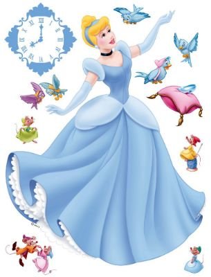 Disney Princess Cinderella giant sticker