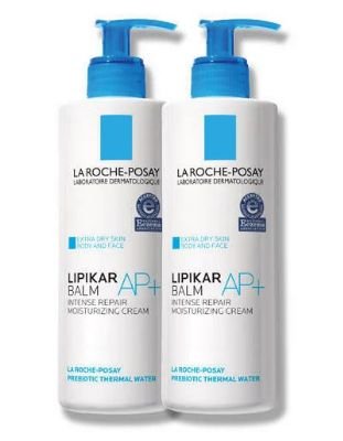 LIPIKAR BALM AP+ BODY MOISTURIZER 2-PACK (Body Cream Moisturizer for Dry Skin)