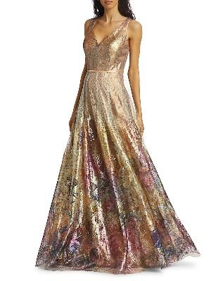 Rene Ruiz Collection - Sequin Embroidered Gown