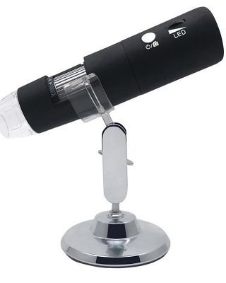 Mini Portable 2MP HD Wireless WIFI Digital Microscope Rotary Base Electronic Microscope Adjustable Brightness