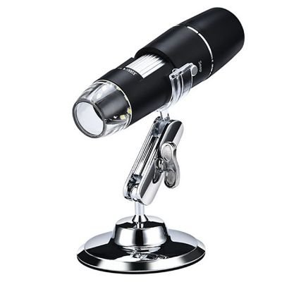 Portable Wifi Digital Microscope with 8-lights 1000x Handheld High-Definition Digital Magnifier