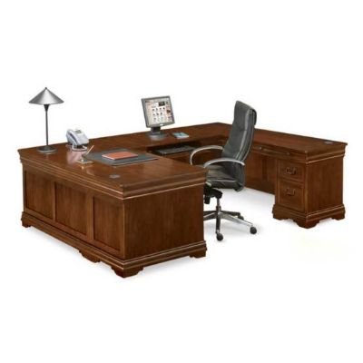 U-Shaped Desk with Right Return