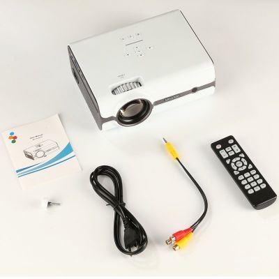 U45 Mini Projector Watching Movie Portable Home Theater Entertainment Supports 1080P HD Display white_British regulations
