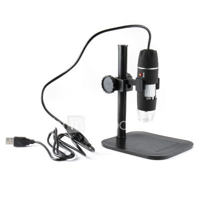 USB Digital Microscope 1-500X Continuous Zoom Portable Electron Microscope Video Camera Measure USB magnifier