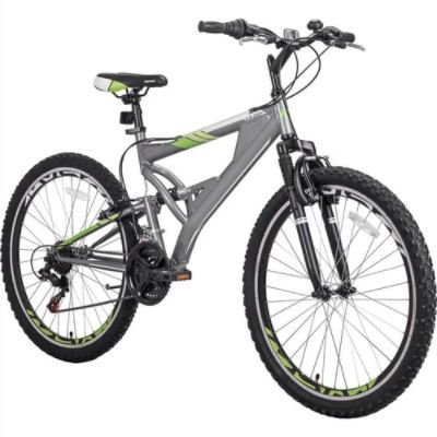 Merax 26 Inch Mountain Bike with Full Suspension 21-Speed Aluminum Frame Bicycle