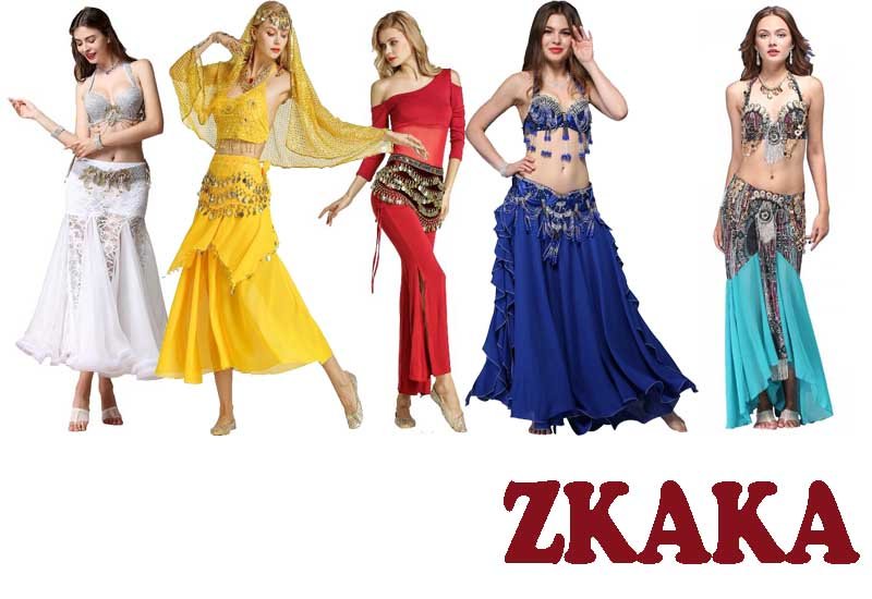 12 Best Selling Belly Dance Costumes from ZKAKA