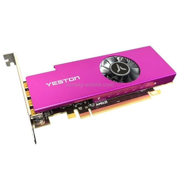 YESTON R7 350 2G 4 Mini DP Directly Connected Active to VGA Four-screens Single-slot Graphics Card