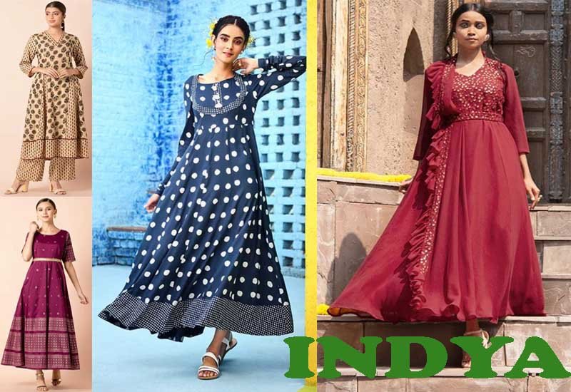 11 Best Selling Anarkali Tunics from INDYA