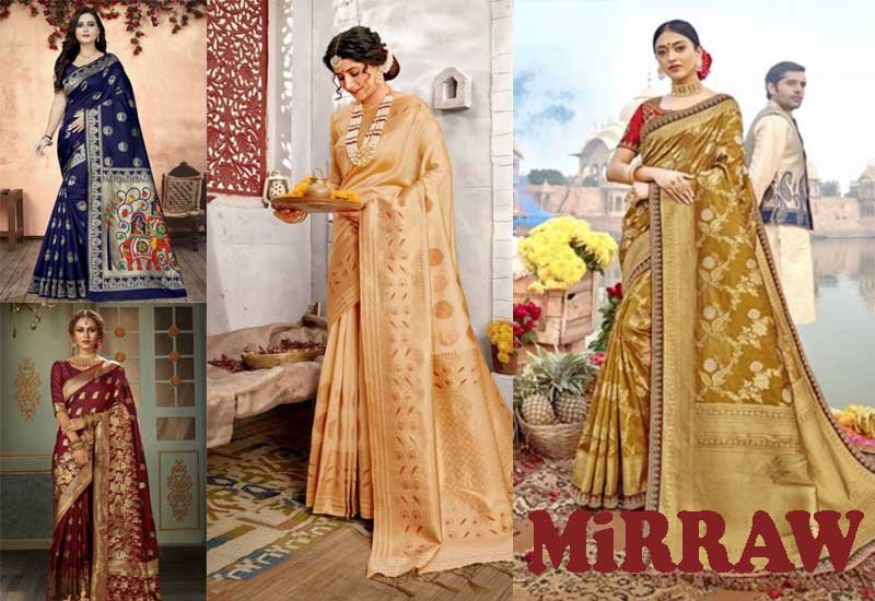 17 Best Selling Banarasi Silk Sarees from MiRRAW