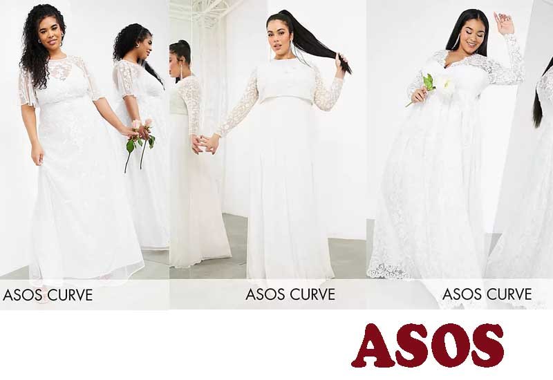9 Best Selling Plus Size Bridal Dresses from ASOS