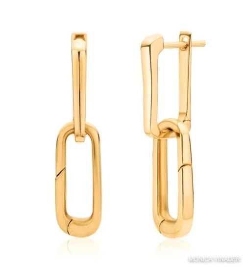 Alta Capture Charm Earrings - 18ct Gold Plated Vermeil