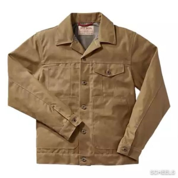 Men's Filson Tin Cloth Short Lined Cruiser Jacket