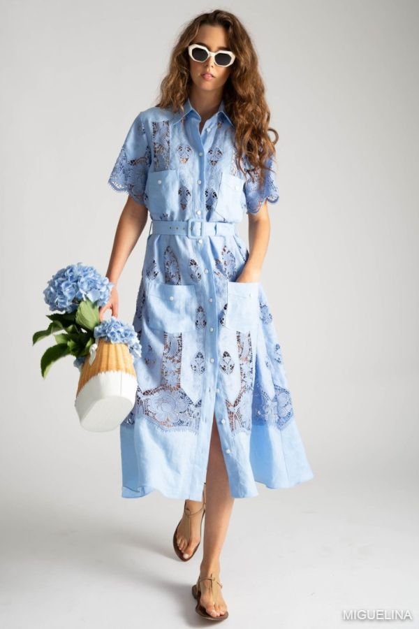 Berly French Blue Dress