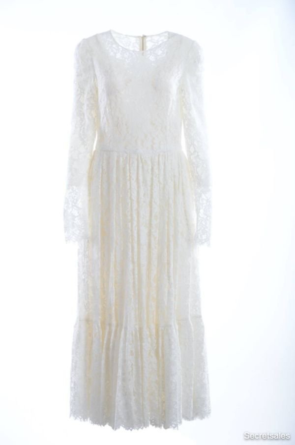 Dolce & Gabbana Women Lace Long Dress 2