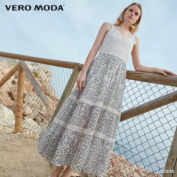 Vero Moda Women's Floral Lace A-lined Dress31937A515