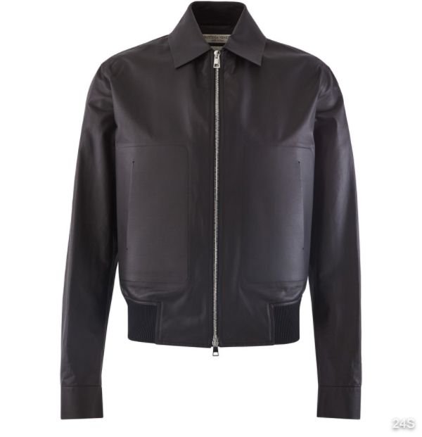 BOTTEGA VENETA - Calfskin leather jacket