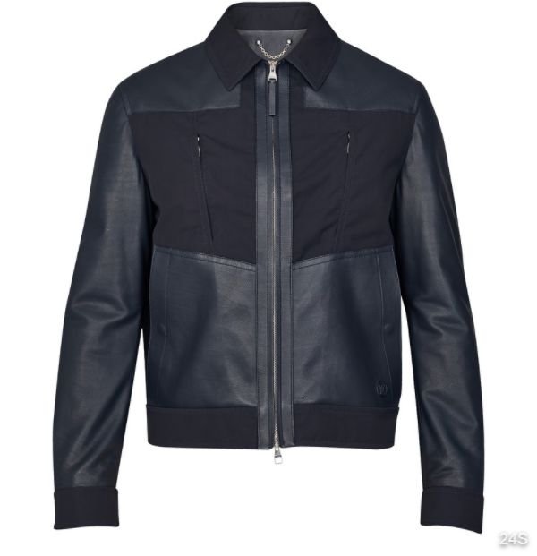 LOUIS VUITTON - Mixed Leather Jacket