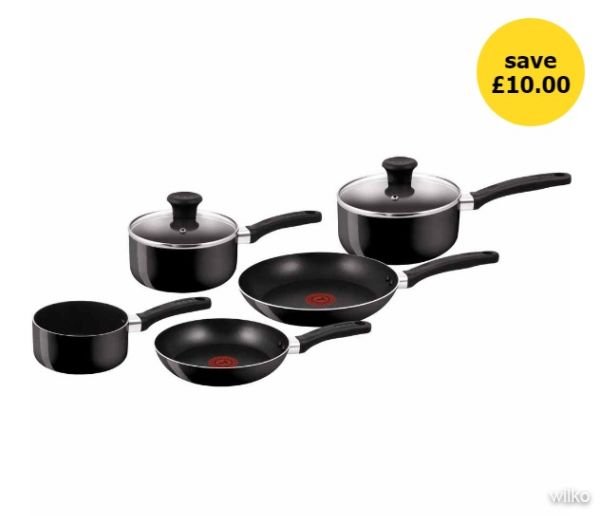 Tefal Delight Cookware Set 5 Piece